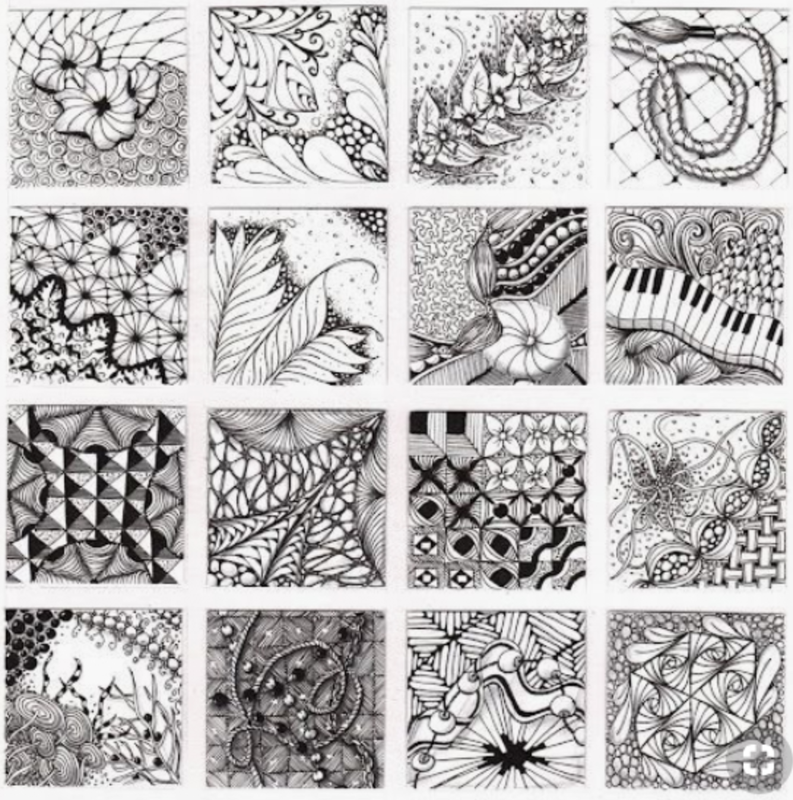 Zentangle Patterns - STUDIO IN ART